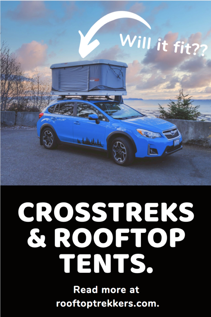 Subaru crosstrek roof top tent