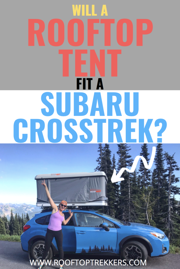 Subaru crosstrek rooftop tent