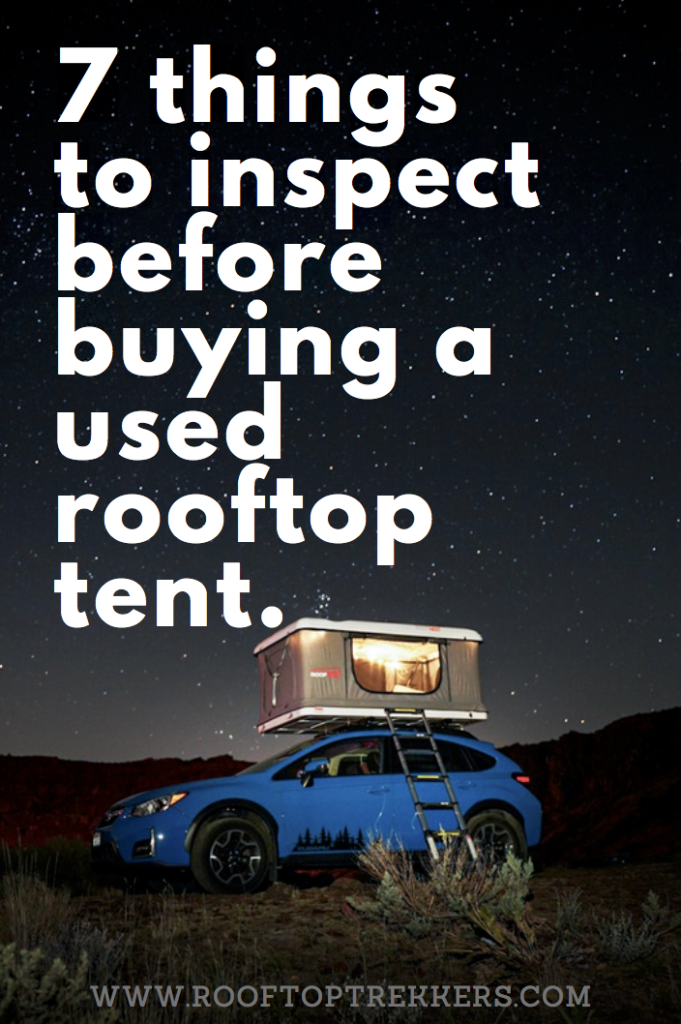 used roof top tent