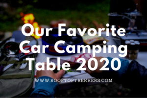 car camping table