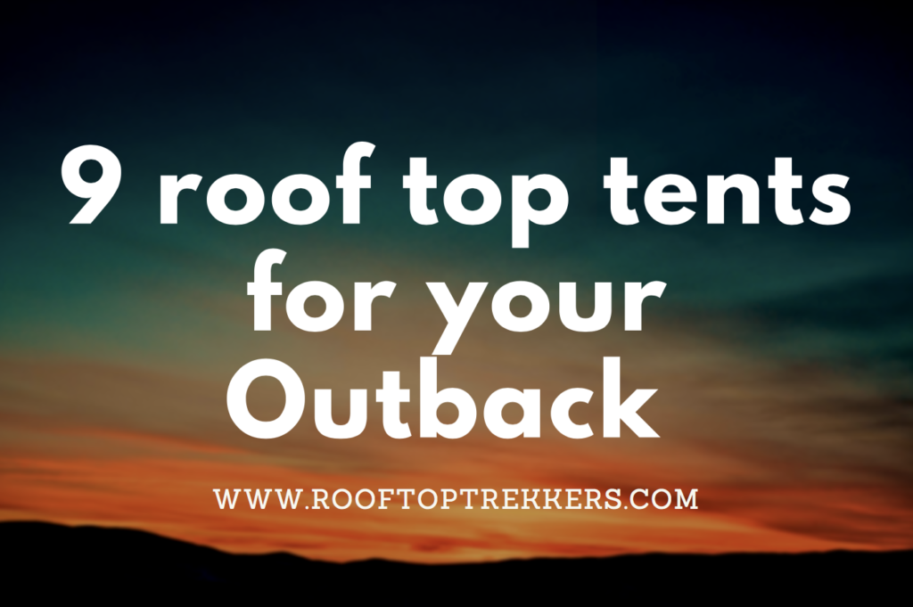 outback roof top tent